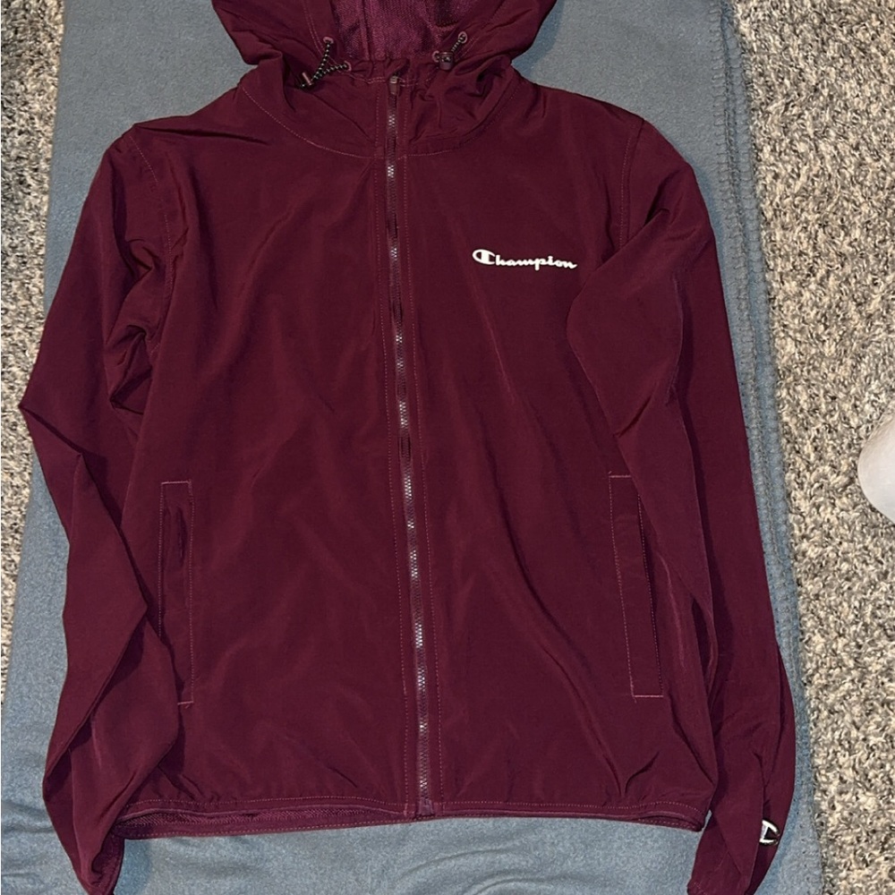 Champion Burgundy Athletic Hoodie